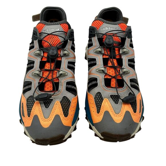 Adidas Hyperturf Adventure Shoes Hiking HP2832 Mens Size 8.5 Gray Coral Teal EUC - Picture 3 of 8